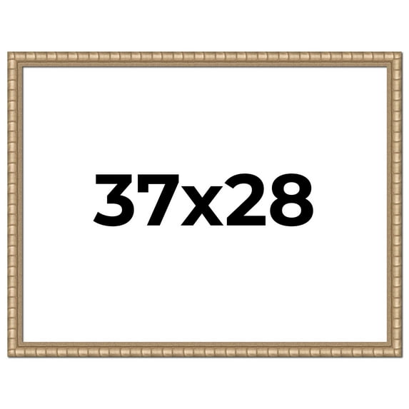 37x28 Frame Silver Real Wood Picture Frame Width 1.5 inches | Interior Frame Depth 0.5 inches |