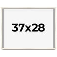 thumbnail image 1 of 37x28 Frame White Wheat Solid Wood Picture Frame | Moulding Width 0.75 Inches | Interior Depth 0.5, 1 of 8
