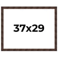 thumbnail image 1 of 37x29 Frame Brown Burl Real Wood Picture Frame Width 1.625 Inches | Interior Frame Depth 0.5 Inches, 1 of 8