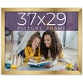 thumbnail image 1 of 37x29 Frame Gold Bronze Solid Wood Picture Frame Width 0.75 Inches | Interior Frame Depth 0.5, 1 of 8