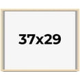 thumbnail image 1 of 37x29 Shadow Box Frame Brown | 0.875 Inches Deep Real Wood Contemporary Shadowbox Display Frame |, 1 of 5