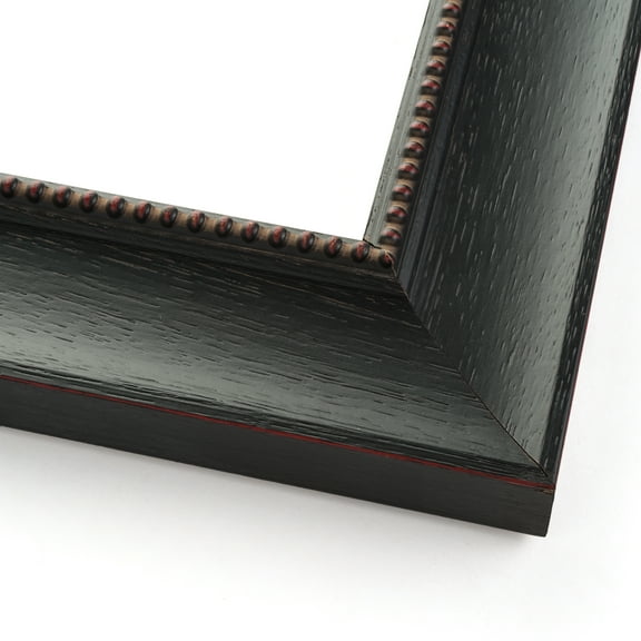 37x32 Frame Black Real Wood Picture Frame Width 2 inches | Interior Frame Depth 0.5 inches | Beaded