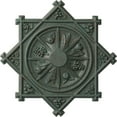 thumbnail image 1 of 38 1/4"OD x 1 1/2"P Antilles Ceiling Medallion (Fits Canopies up to 6"), Hand-Painted Cloud Burst Crackle, 1 of 6