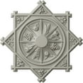 thumbnail image 1 of 38 1/4"OD x 1 1/2"P Antilles Ceiling Medallion (Fits Canopies up to 6"), Hand-Painted Pot of Cream, 1 of 6