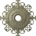 thumbnail image 1 of 38 3/8"OD x 6 5/8"ID x 2 7/8"P Orleans Ceiling Medallion (Fits Canopies up to 8 1/4"), Hand-Painted Castle Stone Crackle, 1 of 6