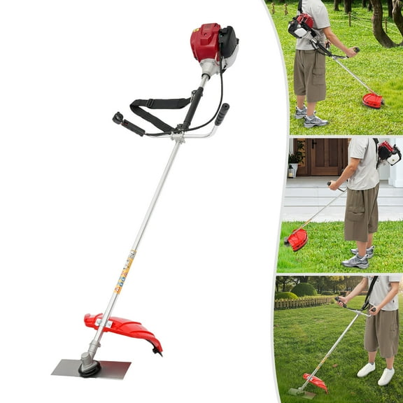 38.3CC Weed Wacker Gas Powered 4-Cycle Brush Cutter Weed Eater Four-stroke for yard trimming, home lawn mowing