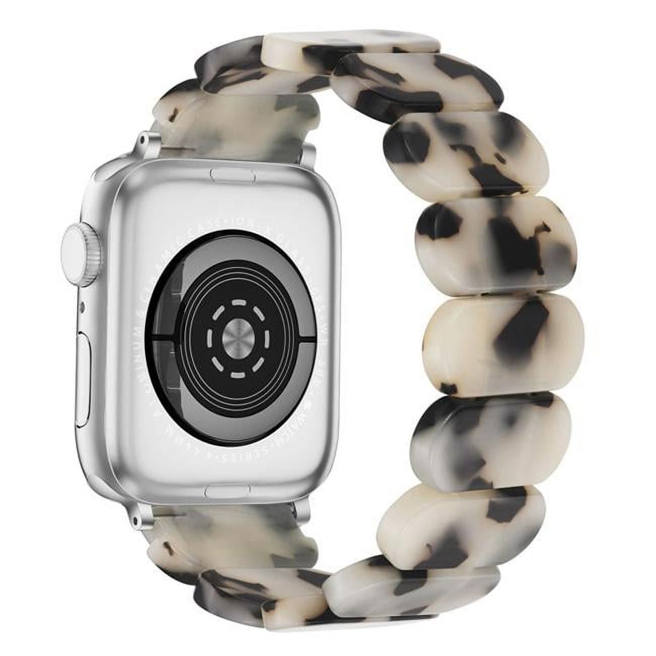 38-40-41 mm Resin Band for Apple Watch Oval Version, Ivory