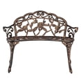 thumbnail image 1 of 38.5" Cast Aluminum Outdoor Courtyard Decoration Park Leisure Rose Chair, 1 of 8