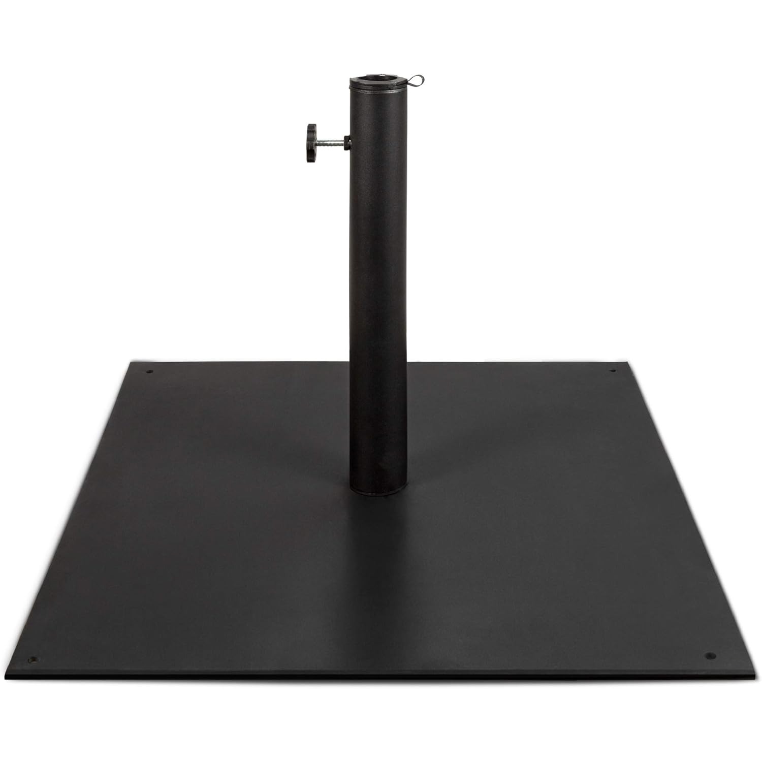 38.5lb Steel Umbrella Base, Square Weighted Patio Stand for Outdoor