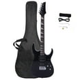 thumbnail image 1 of 38.6" Electric Guitar - 6 String Guitars with 24 Frets, Basswood Body, Rosewood Fingerboard, HSH Pickup, Black, 1 of 7
