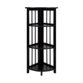 thumbnail image 1 of 38.75" Folding 4 Tier Corner Shelf Black", 1 of 7