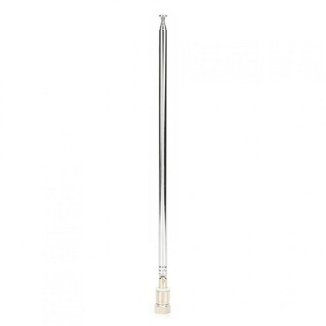 38.8in 7 Sections Telescopic Aerial F Connector Car Antenna Universal