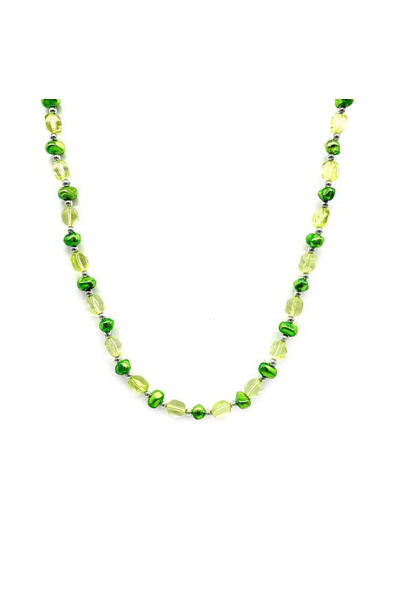 38" Acrylic Fancy Bead Necklace - Assorted Pink, Blue, Light Green and Purple (Dozen)