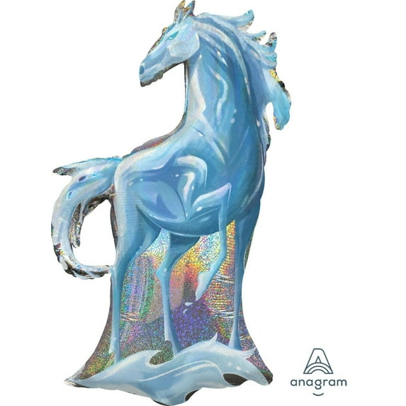 38" Frozen 2 Nokk The Water Spirit Horse Shimmery Foil Mylar