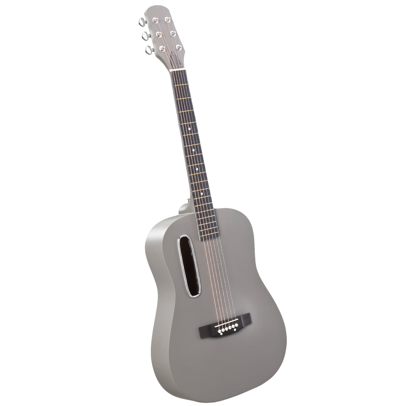 38-Inch Acoustic Guitar, H Body Shape, Basswood Top Back and Sides, 6 Steel Strings, 21 Frets, Matte Finish, Starter Kit with Gig Bag, Strap, Picks, Spare Strings and Capo for Beginners and Teens