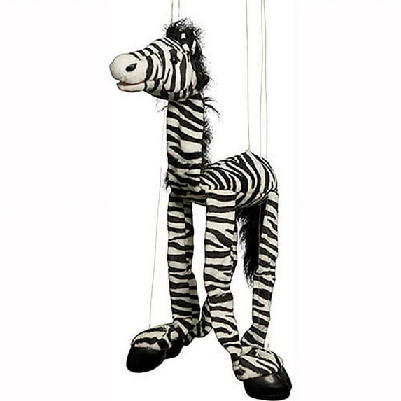 38" Large Zebra Marionette