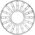 thumbnail image 1 of 38"OD x 13 3/4"ID x 1"P Hale Architectural Grade PVC Pierced Ceiling Medallion, Antiqued Silver, 1 of 10