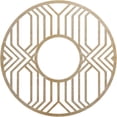 thumbnail image 1 of 38"OD x 13 7/8"ID x 1/4"T Empire Wood Fretwork Pierced Ceiling Medallion, Hickory, 1 of 3