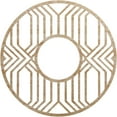 thumbnail image 1 of 38"OD x 13 7/8"ID x 3/8"T Empire Wood Fretwork Pierced Ceiling Medallion, Red Oak, 1 of 3