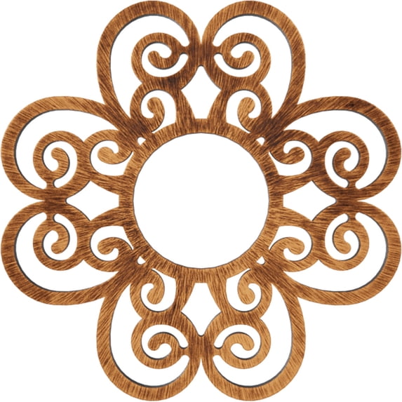 38"OD x 13"ID x 1"P Cohen Architectural Grade PVC Pierced Ceiling Medallion, Antiqued Copper