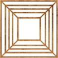 thumbnail image 1 of 38"OD x 14"ID x 1"P Raven Architectural Grade PVC Pierced Ceiling Medallion, Antiqued Copper, 1 of 10