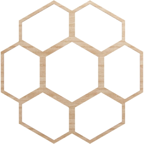 38"OD x 16 1/4"ID x 1/4"T Florin Wood Fretwork Pierced Ceiling Medallion, Alder