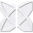 thumbnail image 1 of 38"OD x 2"ID x 13 1/4"C x 1"P Titus Architectural Grade PVC Contemporary Ceiling Medallion, Two Piece, 1 of 11