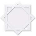 thumbnail image 1 of 38"OD x 21"C x 1"P Axel Architectural Grade PVC Contemporary Ceiling Medallion, 1 of 11