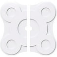 thumbnail image 1 of 38"OD x 3"ID x 13 1/4"C x 1"P Luna Architectural Grade PVC Contemporary Ceiling Medallion, Two Piece, 1 of 11
