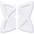 thumbnail image 1 of 38"OD x 3"ID x 14 1/4"C x 1"P Cosmo Architectural Grade PVC Contemporary Ceiling Medallion, Two Piece, 1 of 11