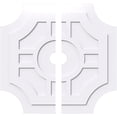 thumbnail image 1 of 38"OD x 4"ID x 12 1/2"C x 1"P Haus Architectural Grade PVC Contemporary Ceiling Medallion, Two Piece, 1 of 4