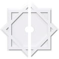 thumbnail image 1 of 38"OD x 4"ID x 21"C x 1"P Axel Architectural Grade PVC Contemporary Ceiling Medallion, Two Piece, 1 of 11