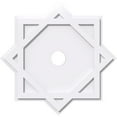thumbnail image 1 of 38"OD x 5"ID x 21"C x 1"P Axel Architectural Grade PVC Contemporary Ceiling Medallion, 1 of 11