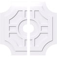 thumbnail image 1 of 38"OD x 6"ID x 12 1/2"C x 1"P Haus Architectural Grade PVC Contemporary Ceiling Medallion, Two Piece, 1 of 11