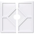 thumbnail image 1 of Embry Architectural Grade PVC Contemporary Ceiling Medallion 38"OD x 6"ID x 13 1/4"C - Two Piece, 1 of 11