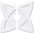 thumbnail image 1 of 38"OD x 6"ID x 14 1/4"C x 1"P Cosmo Architectural Grade PVC Contemporary Ceiling Medallion, Two Piece, 1 of 11