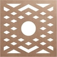 thumbnail image 1 of 38"OD x 9 7/8"ID x 3/8"T Chevron Wood Fretwork Pierced Ceiling Medallion, Wood (Paint Grade), 1 of 10