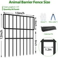 thumbnail image 1 of 38 Panels Animal Barrier Fence, No  Garden Fence for Rabbits and Dogs, Rustproof Metal Fencing with Bottom Blocker, 1 of 5