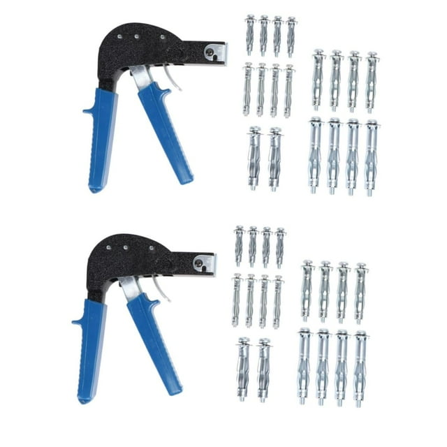 38 Pcs Setting Tool Plasterboard Anchor Hollow Wall Anchor Screw Plug