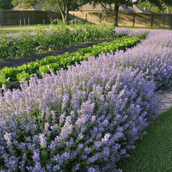 38 Perennial Nepeta 'Blue Wonder' Catmint Plants Flowers Herbs - Drought Tolerant - Deer Rabbit Resistant - Hummingbird Butterfly Bee