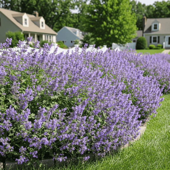 38 Perennial Nepeta 'Walker's Low' Catmint Plants Flowers Herbs - Drought Tolerant - Deer Rabbit Resistant - Zones 3-8