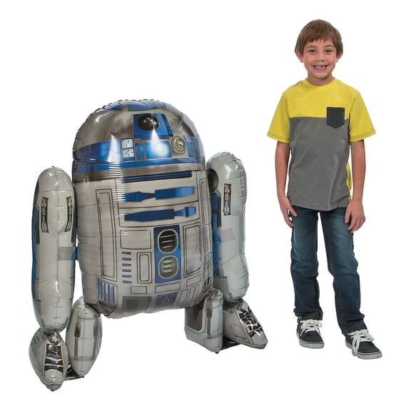 38" R2D2 Airwalker Balloon - Party Supplies - 1 Piece