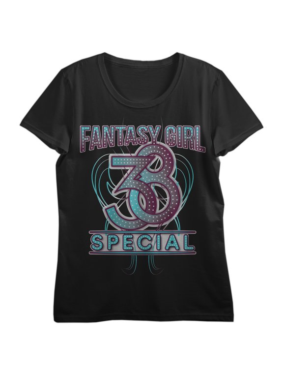 38 Special Fantasy Girl Women's Black Short Sleeve Tee-Small