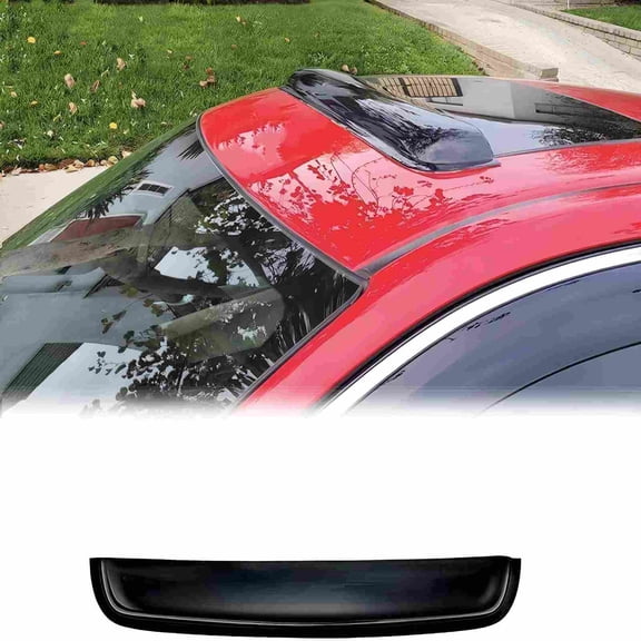 38" Universal Sunroof Visor Wind Deflector, Dark Smoke Moonroof Shade