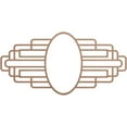 thumbnail image 1 of 38"W x 19"H x 10 1/2"IW x 18"IH x 1/4"T Elizabeth Wood Fretwork Pierced Ceiling Medallion, Wood (Paint Grade), 1 of 3