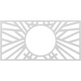 thumbnail image 1 of 38"W x 19"H x 14 1/4"ID x 1"P Hoover Architectural Grade PVC Pierced Ceiling Medallion, 1 of 8