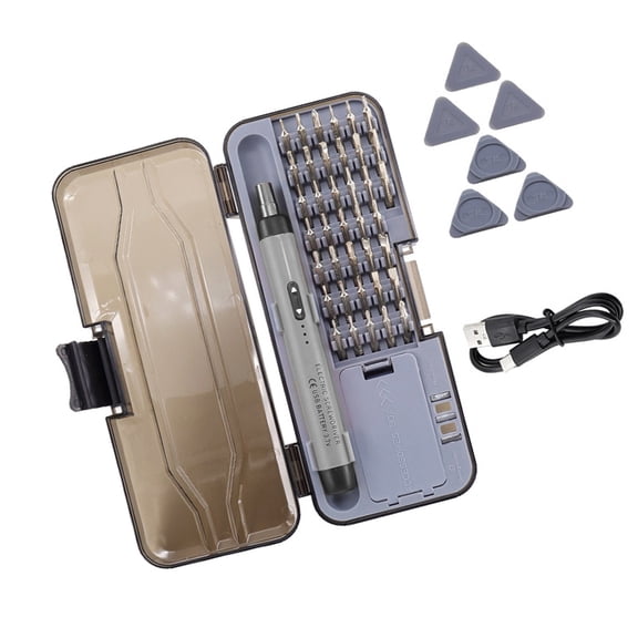 38 in 1 Electric Screwdriver Set Power Tool Screw Driver Bits for Phone Glasses Watch PC Camera
