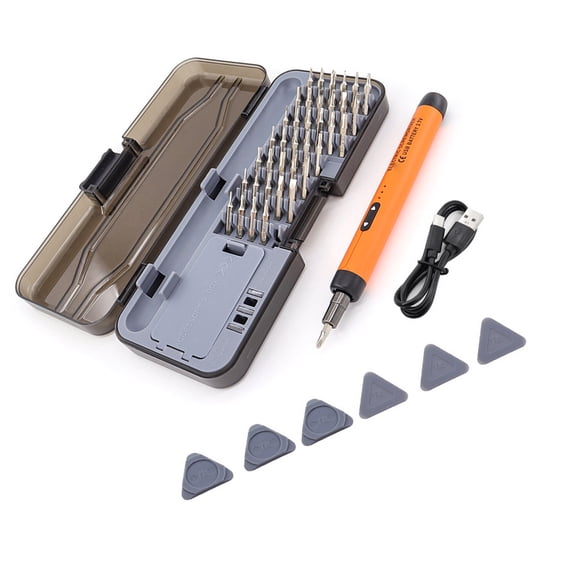 38 in 1 Rechargeable Cordless Electric Screwdriver Set Precise Power Tool Drill for Computer Repair
