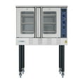 thumbnail image 1 of 38 in. Full Size Single Deck Commercial Natural Gas Convection Oven 54,000 BTU with Casters (KM-CCO54-NGC), 1 of 11