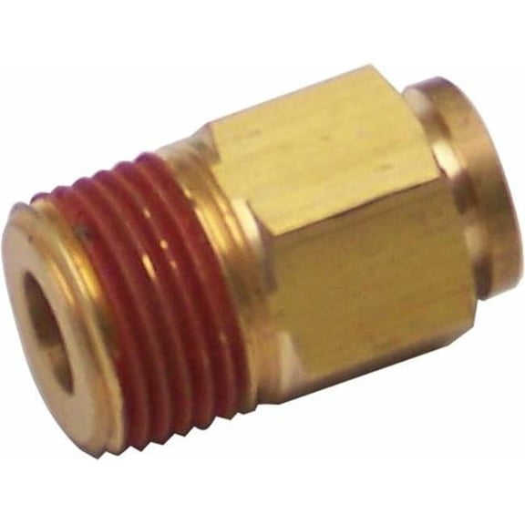 38 in. NPT to .38 in. Push Tube Air Fitting